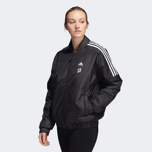 Adidas X Peloton Bomber Jacket MED NEW with Tags Women’s Black! - Picture 1 of 6