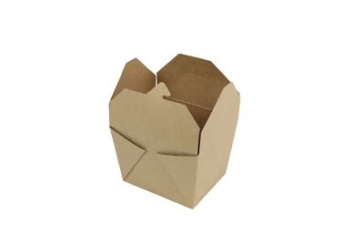 BIOZOYG Einwegschachteln Asiaboxen Nudelboxen Faltdeckel Take Away, div. Größen - Bild 1 von 4