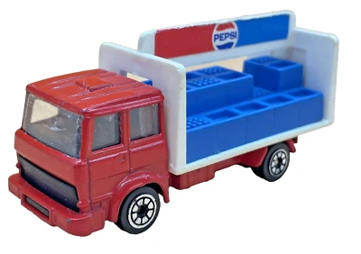 Vintage Corgi Pepsi‑Cola Iveco Truck J.13 1984 1:64 Diecast Model Advertising VG - Image 1 of 4