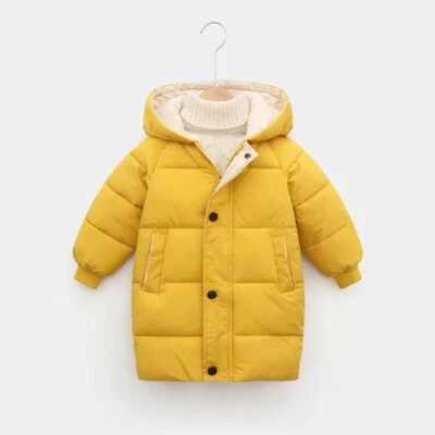 Parka acolchada de algodón grueso cálido de invierno para niños y niñas  Foto 1 de 4