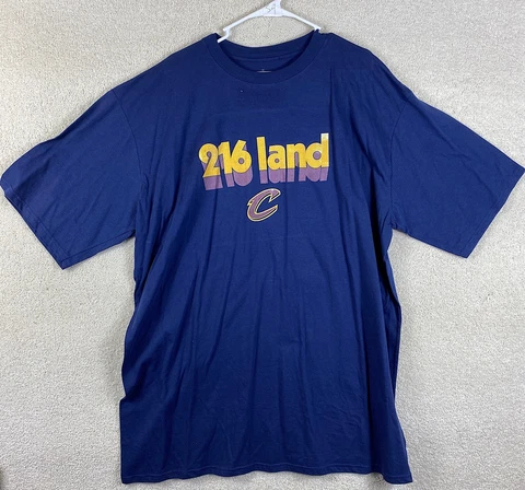 Cleveland Cavaliers 2XL T Shirt NBA Fanatics Size XXL Short Sleeve Shirt Cover