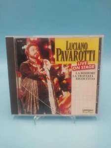 Luciano Pavarotti Live On Stage La Boheme La Traviata Rigoletto CD - Imagen 1 de 3