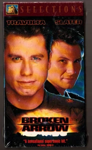 Broken Arrow VHS tape sealed new watermark Travolta Slater - Picture 1 of 6
