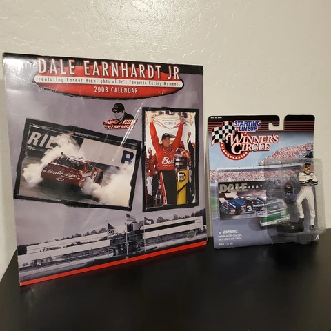 1997 Starting Lineup NASCAR Dale Earnhardt & 2008 Dale Earnhardt Jr Calendar Lot Cover