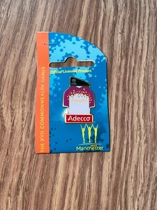 2002 Commonwealth Games Manchester Official Adecco Pin Badge (New With Tags) - Picture 1 of 1
