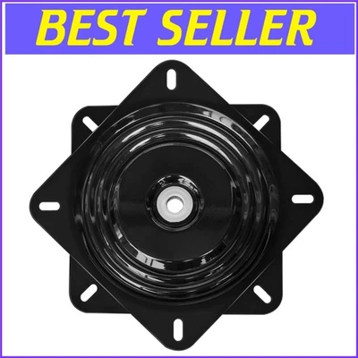 Black Heavy Duty Swivel Plate for Bar Stools and Recliners – Easy to Install - Image 1 of 4