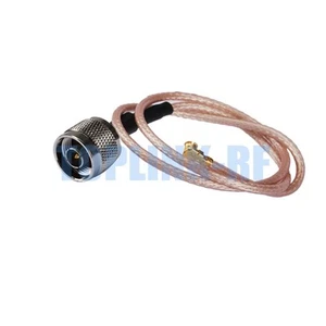 U.FL/IPX to N Male Plug Connector RF Pigtail RG178 Coax Cable for Wlan NL-5354MP - Photo 1/4