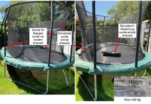 Trampolin oval, Jumpking Typ: OvalPod 15 x 10 ft. ca. 460 cm x 300 cm - Bild 1 von 4