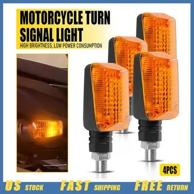 4 For Honda Nighthawk 650 250 750 Shadow VT750 VT1100 Motorcycle Turn Signals US - Image 1 of 4