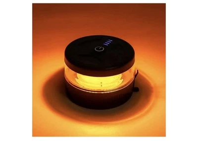 NEALIA Magnetic Wireless Beacon Light USB-C Rechargeable LED Strobe Amber