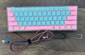 Clix Matrix Cotton Candy Keyboard 🎹 Gateron Silver Switches – Open Box Tested - Picture 1 of 15