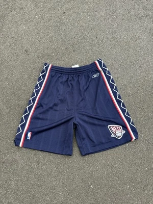 100% Authentic NWT New Jersey Nets Reebok Basketball Shorts size 36 BRAND NEW - Image 1 of 4