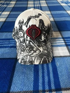 Seltene GI JOE Cobra Tek and Flex Baseball Mütze Kappe OS weiß schwarz - Bild 1 von 11