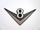 V8 Patch Patch Iron On Badge Hot Rod American Muscle Cars Iron On