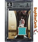 2004-05 Michael Jordan UD Exquisite Jersey Parallel All Star Patch /25 #4 BGS 8
