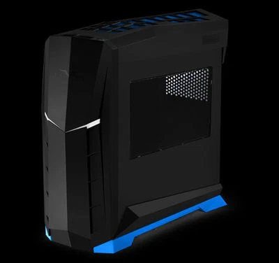 Silverstone RVX01BA-W (Blue Trim) w/ Window Micro-ATX/ATX Compact Case - Image 1 of 4