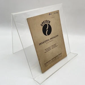 Picadora de comida ventilador bombas pieza de repuesto lista de precios a partir de diciembre 1956 - Imagen 1 de 4