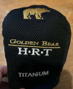 Jack Nicklaus Golden Bear HRT Black Golf Club Head Cover Sock Titanium Driver - Picture 1 of 3