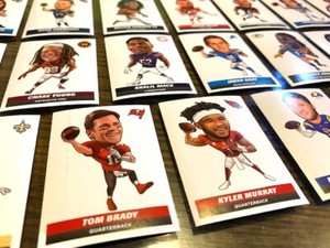 NFL Cartoon Big Heads --2021 Panini NFL Sticker & Card Collection FLAT SHIP!