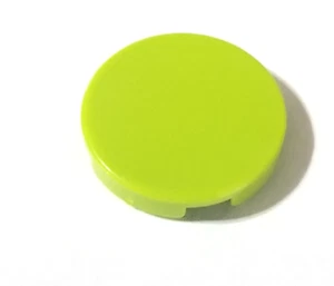 LEGO Lime Tile 2x2 Round with "X" Bottom (Part 4150) - Picture 1 of 2
