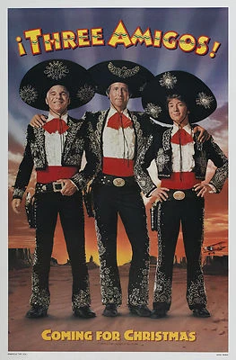 THREE AMIGOS Movie POSTER