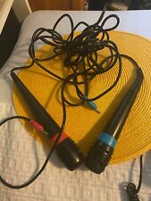 Singstar Microphones for PS2 - 2 Qty - Not Tested