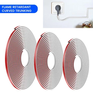 Wall Cord Hider Self Adhesive Wall Cable Concealer Cable Hider Cover White beKdO - Picture 1 of 18