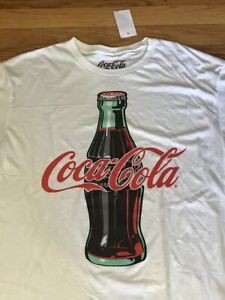 Coca-Cola Men's T-Shirt Color: White Men's Size: Large (L) NWT