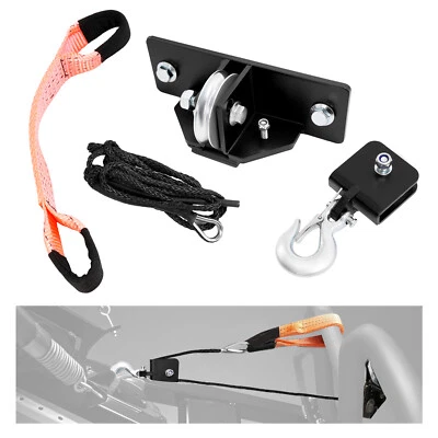 Snow Plow Pulley Fairlead Kit For ATV/UTV Winches Wide-Spool Bolt Patterns - Image 1 of 4