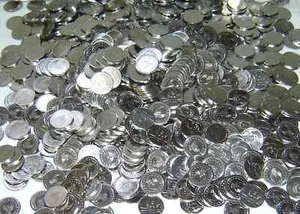 NEW 100 LIBERTY/EAGLE PACHISLO SLOT MACHINE TOKENS NONE MAGNETIC - Picture 1 of 2