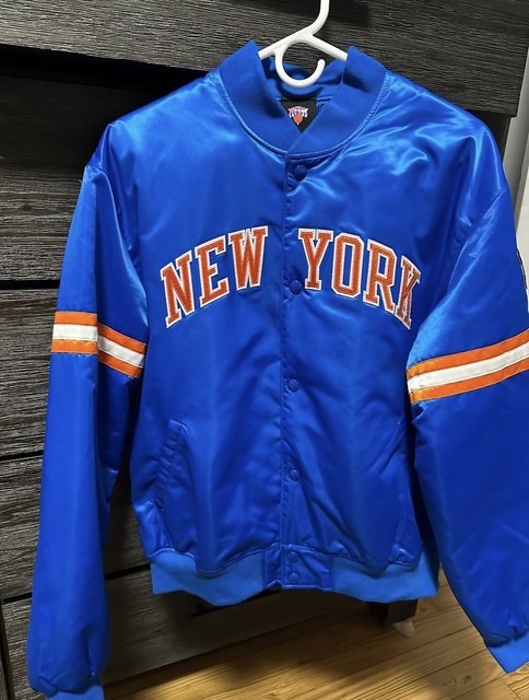 Kith New York Knicks Satin Bomber Jacket Black