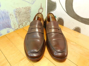 Johnston & Murphy Handcrafted in Italy Brown Leather Penny Loafers Men's 11M - Picture 1 of 10