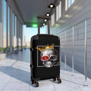 Maleta de Mano Skull King con Ruedas, Equipaje Calavera, Maleta Calavera - Imagen 1 de 13