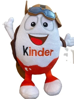 Kinder Suprise Huevo Peluche Aviador Kinderino Joy Juguete de Peluche Chocolate Caramelo Foto 1 de 4