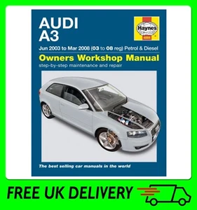 Haynes Manual Audi A3 2003 to 2008, Petrol & Diesel (4884) - Picture 1 of 1