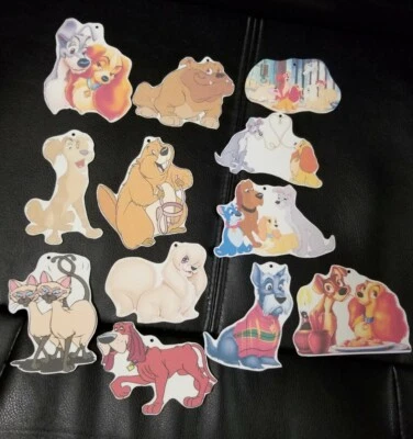 迪士尼淑女与流浪汉圣诞装饰品 12 件套摆件狗 Jock Peg — 第 1/4 张图片