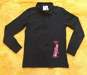 ADIDAS ORIGINALES GALLERÍA RUGBY POLO NEGRO ED9352 HOMBRE TALLA X-PEQUEÑO NUEVO - Imagen 1 de 6