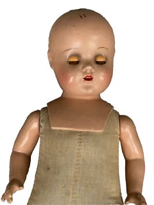 Antique 22” Composition Doll, Girl, - Picture 1 of 10