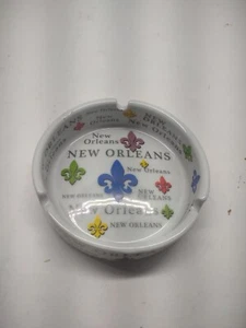 Vintage Porcelain Ashtray New Orleans Birth Place Of Jazz - Picture 1 of 4