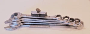 Juego de llaves combinadas Sears Vintage serie LC piezas SAE con soporte - Imagen 1 de 6