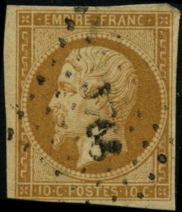 Frankreich 1853 Briefmarken endgültig gebraucht Mi 12c CV 27,50 $ 171230005 - Bild 1 von 1