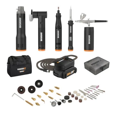 Kit combinado de herramientas de artesanía de lujo WX997L WORX 20V MAKERX 5 piezas - CR Foto 1 de 4