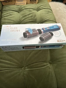 Cortex Beauty 2 in 1 revolver spazzola calda volumizzatore girevole SCATOLA APERTA blu - Foto 1 di 9