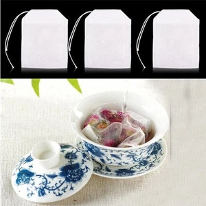 5.5*7cm Empty Tea Bags Drawstring Reusable Packing Soap 100 PCS High Quality - Picture 1 of 5