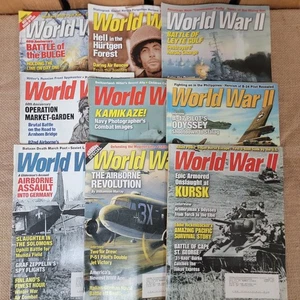 World War II 2 Magazine Lot Of 9 Magazines 2004 Airborne Kursk Hurtgen Leyte - Picture 1 of 11