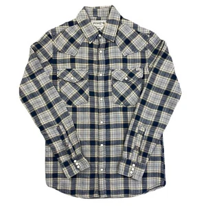 Jack & Jones Multicoloured Shirt Western Cotton Check Long Sleeve Mens Small - Picture 1 of 5