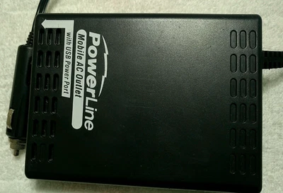 PowerLine Mobile AC Outlet 200W DC to AC Converter Box - Image 1 of 4