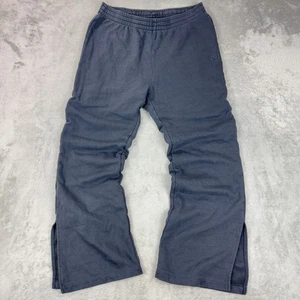 Vuori Sedona Wide Leg Sweatpants Split Hem Loungewear Athleisure Gray Womens XL - Picture 1 of 11