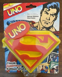 SUPERMAN UNO Special Edition Exclusive Bizarro vs. Superman Card in Plastic Case - Picture 1 of 2