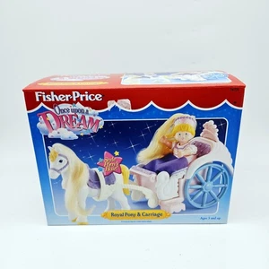 Fisher Price Once Upon a Dream Royal Pony and Carriage Figure New in Open Box - Photo 1 sur 4